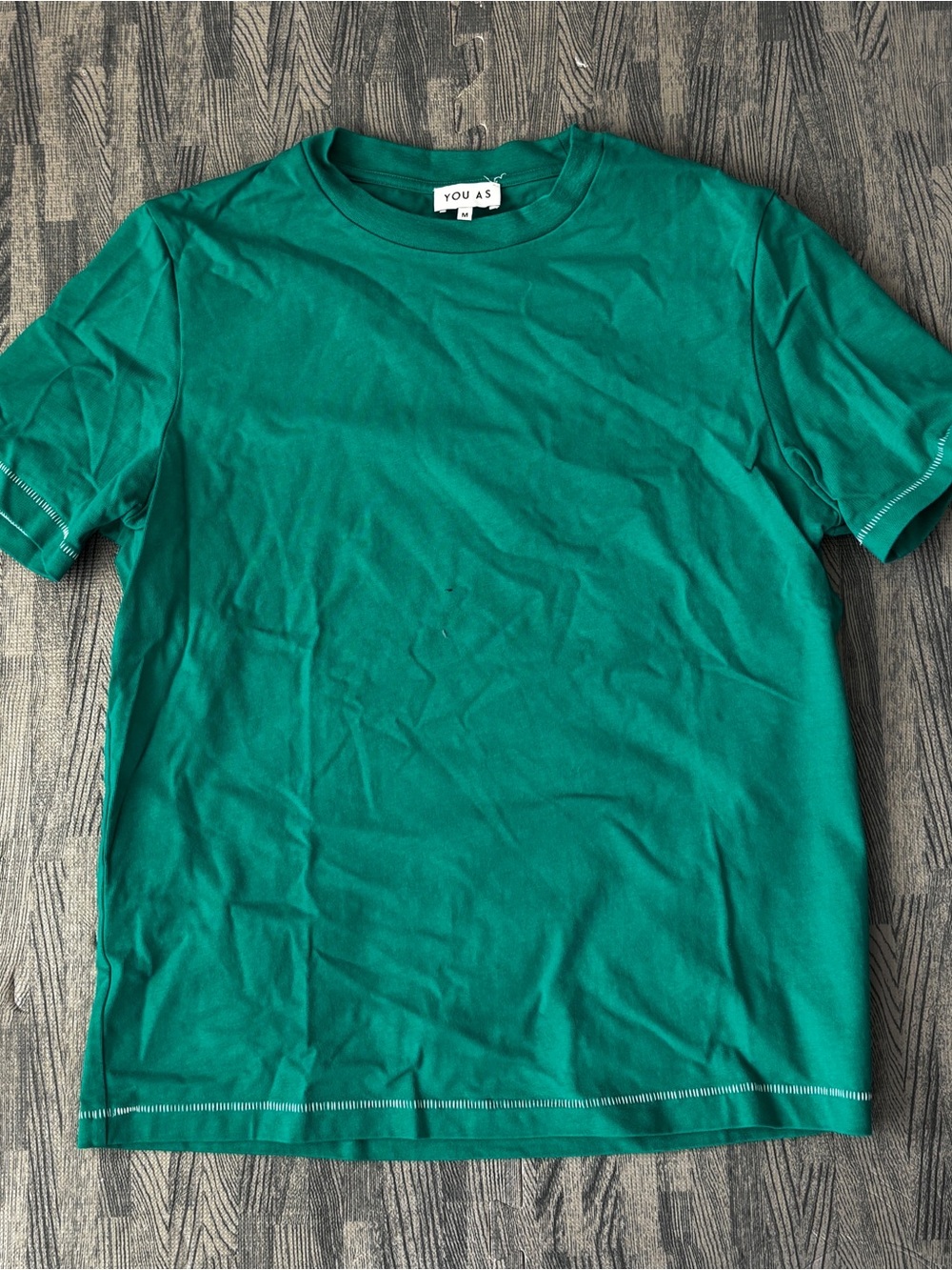 You As Men's Teal Short Sleeve Crewneck Tee